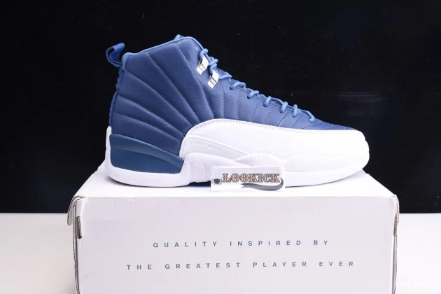 Kicktheory Stone Blue Air 130690-404 Jordan 12 Retro 0818
